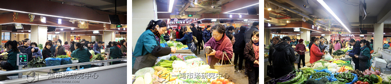 杭州刀茅巷农贸市场摊位效果图