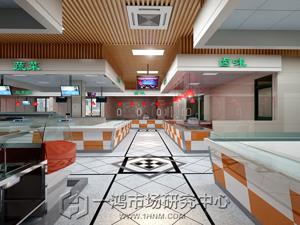 浙江晶都农贸市场设计效果图
