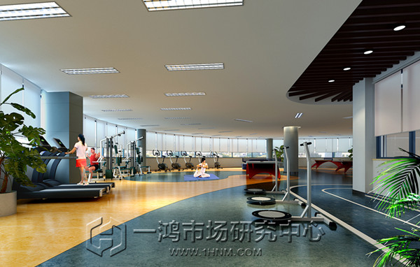 杭州六和邻里中心农贸市场设计的健身室