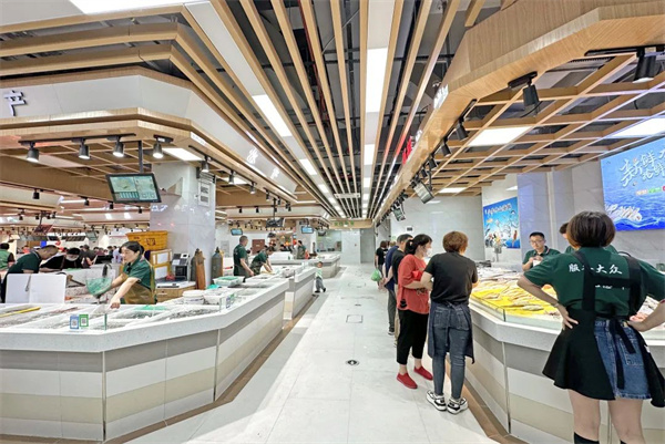 余杭横板桥农贸市场设计实景图— 杭州一鸿农贸市场设计院