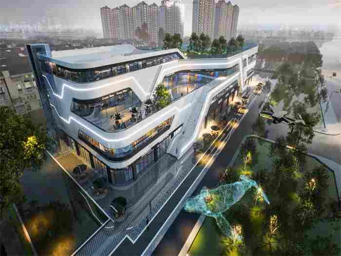 农贸综合体建筑设计-杭州一鸿农贸市场设计院