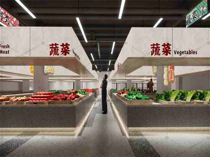 农贸市场改造--杭州一鸿农贸市场设计院